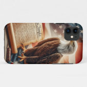 American Bald Eagle Patriottisme Case-Mate iPhone Case (Achterkant (horizontaal))