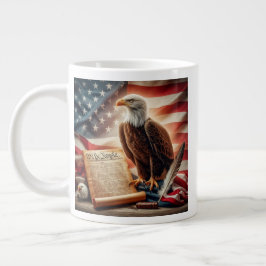 American Bald Eagle Patriottisme Grote Koffiekop