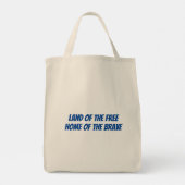American Bald Eagle Patriottisme Tote Bag (Achterkant)
