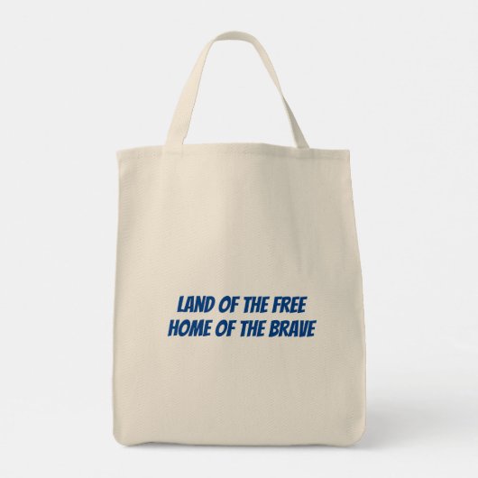American Bald Eagle Patriottisme Tote Bag (Achterkant)