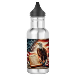 American Bald Eagle Patriottisme Waterfles