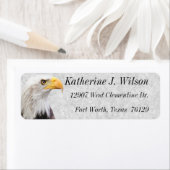 American Bald Eagle Persoonlijke Mailing Labels (Insitu)