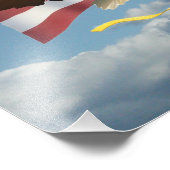 American Bald Eagle Photo Print Foto Afdruk (Hoek)