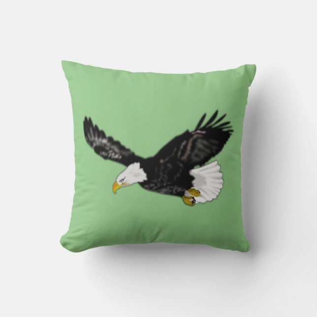 American Bald Eagle Pillow Kussen (Voorkant)