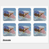 American Bald Eagle Sticker (Vel)