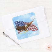 American Bald Eagle Sticker (Envelop)