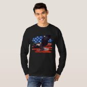 American Bald Eagle USA Flag  4th of July Eagle Fl T-shirt (Voorkant volledig)
