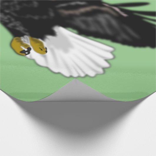 American Bald Eagle Wrapping Paper - Aangepaste kl Cadeaupapier (Hoek)
