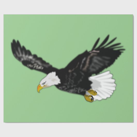 American Bald Eagle Wrapping Paper - Aangepaste kl Cadeaupapier (Vlak)