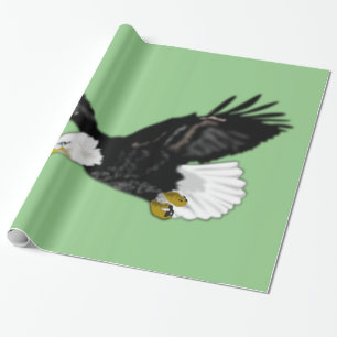 American Bald Eagle Wrapping Paper - Aangepaste kl Cadeaupapier