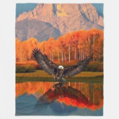 AMERICAN BALD ELLE FLEECE DEKEN (Voorkant)