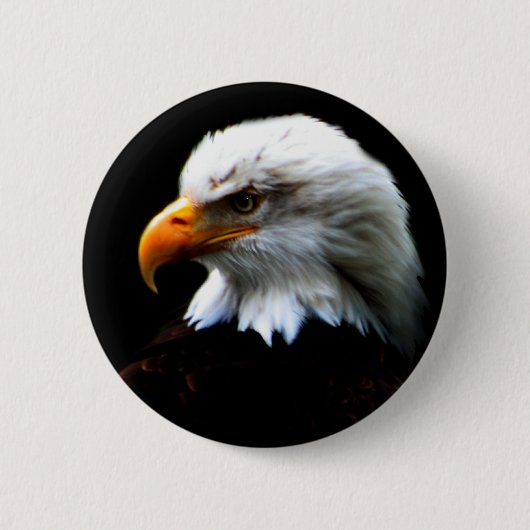 AMERICAN BALD ELLE RONDE BUTTON 5,7 CM (Voorkant)