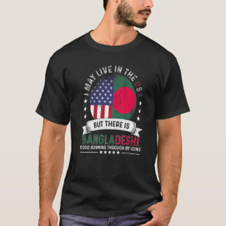 American Bangladeshi Home in US Patriot Bangladesh T-shirt