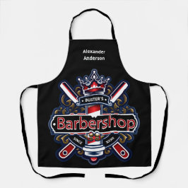 American Barber Personalize Schort