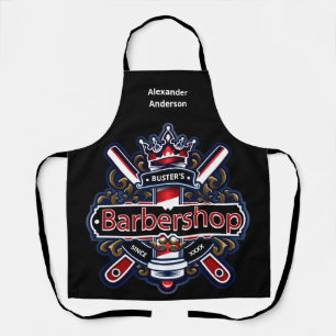 American Barber Personalize Schort