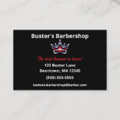 American Barber Personalize Visitekaartje (Achterkant)