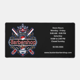 American Barber Pole Personalize Bureaumat