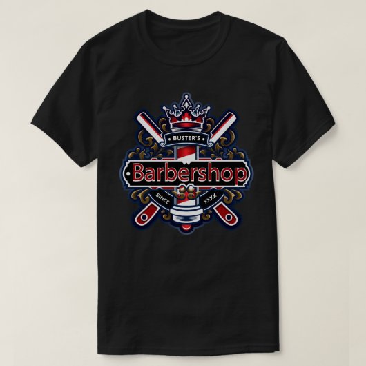 American Barber T-shirt (Design voorkant)