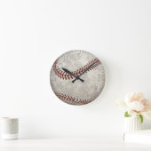 American Baseball Ball Sports-lover's Clock Ronde Klok (Huis)