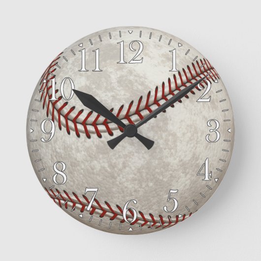 American Baseball Ball Sports-lover's Clock Ronde Klok (Voorkant)