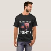American Basic Donker T-shirt (Voorkant volledig)