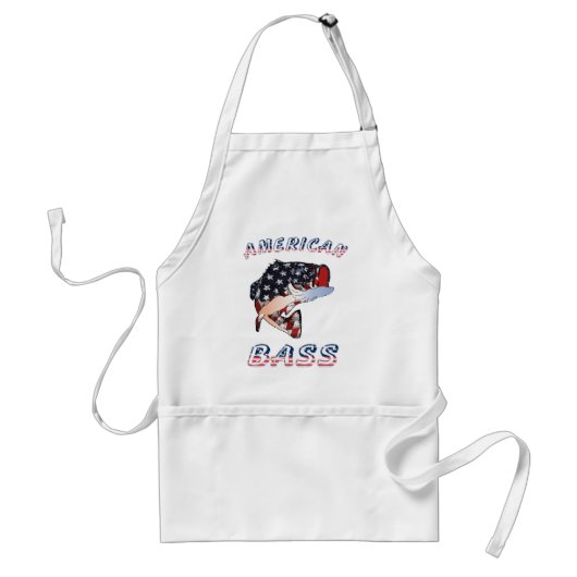 American Bass Apron Standaard Schort (Voorkant)