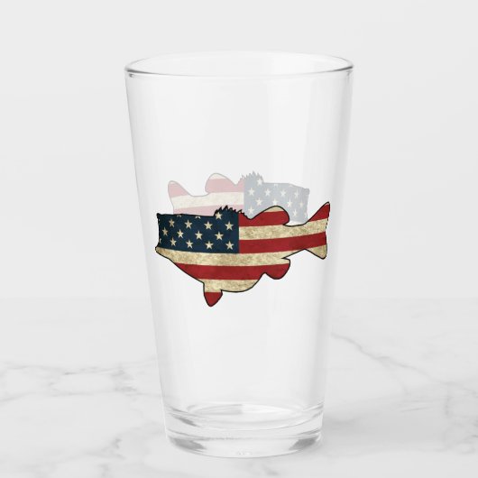 American Bass Beer Glass Glas (Voorkant)