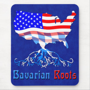 American Bavarian Roots Mousemat Muismat