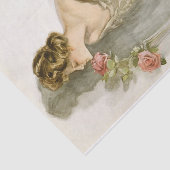 American Beauties (1909) door Harrison Fisher Tissuepapier (Detail)