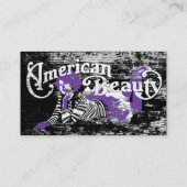 American Beauty Afspraak Herinnering Afsprakenkaartje (Achterkant)