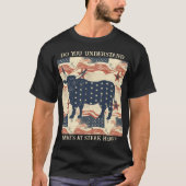 American Beef Protest T-shirt (Voorkant)