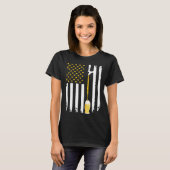 American Beer Flag International Beer Day T-shirt (Voorkant volledig)