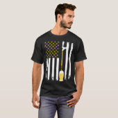 American Beer Flag International Beer Day T-shirt (Voorkant volledig)