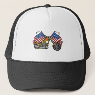 American Biker Chopper Trucker Pet