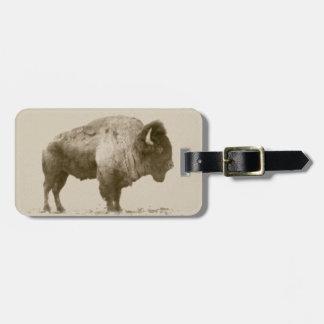 American Bison Bagagelabel