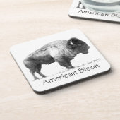 American Bison Bier Onderzetter (Linkerzijde)