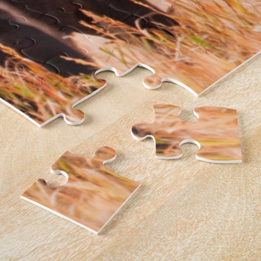 American Bison (Bison Bison) Herd In Teton 2 Legpuzzel (Zijkant)