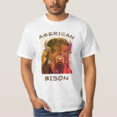 American Bison Buffalo T-Shirt (Voorkant)