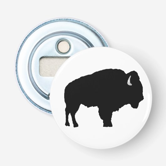 American Bison Button Flesopener (Voorkant)