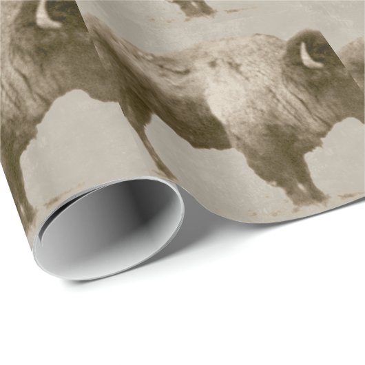 American Bison Cadeaupapier (Rol Hoek)