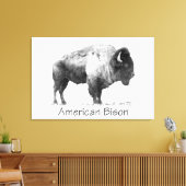 American Bison Canvas Afdruk (Insitu (Woonkamer))