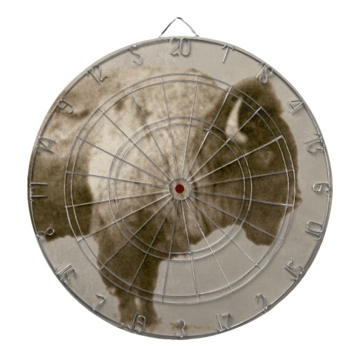 American Bison Dartbord (Voorkant)