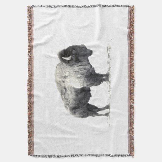 American Bison Deken (Voorkant Verticaal)