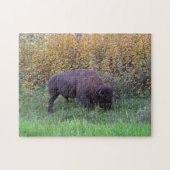 American Bison Design Jigzaag Puzzle Legpuzzel (Horizontaal)