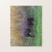 American Bison Design Jigzaag Puzzle Legpuzzel (Verticaal)