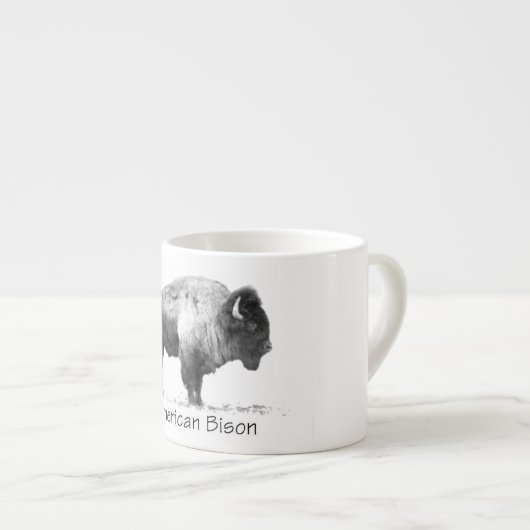 American Bison Espresso Kop (Voorkant rechts)