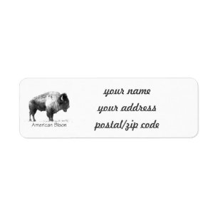 American Bison Etiket