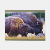 American Bison Family Deurmat (Voorkant)