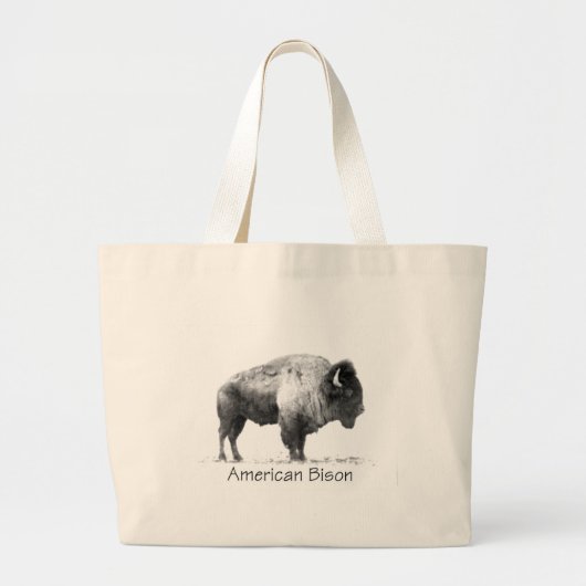 American Bison Grote Tote Bag (Voorkant)