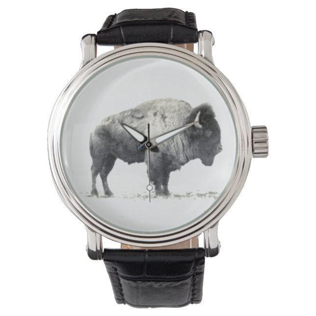 American Bison Horloge (Voorkant)